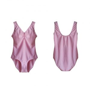 Pink Sleeveless Exam Leotard (Nylon Spandex)