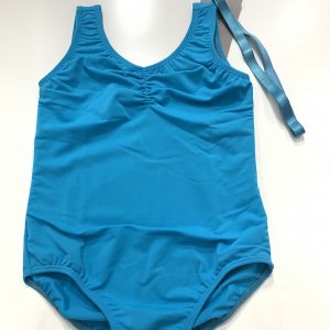 Child Tank Sleeveless with Belt Blue