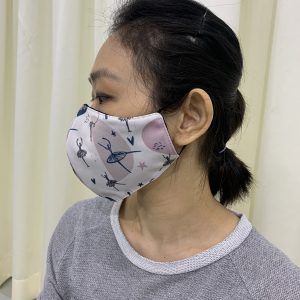 Double Layered mask - Dance Print