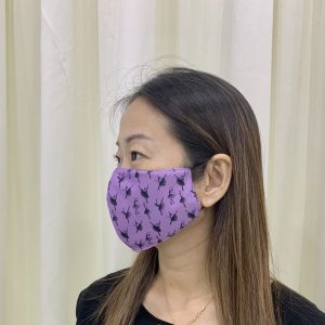 Double Layered Mask - Ballerina (purple)